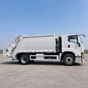Nouveau camion compacteur de déchets QINGLING ISUZU GIGA, camion de collecte des ordures à chargement arrière hydraulique - Product Image 3