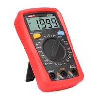 UNI-T UT33B + LCD AC DC voltmètre ampèremètre multimètre numérique portable NCV/résistance Ohm testeur Mini multimètre numérique
