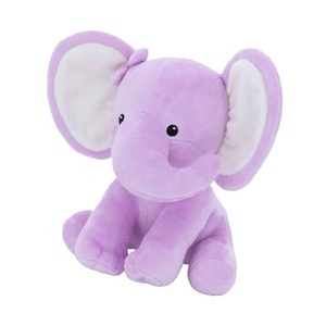 Elefante de Peluche Súper Suave y Adorable 2022, Elefante Morado de Peluche, Venta al por Mayor, Diseño de Logotipo OEM, Juguete de Peluche Suave - Product Image 2