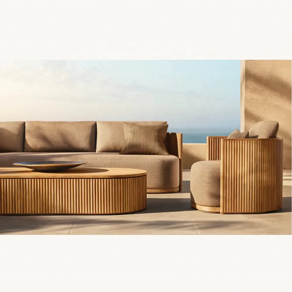 Sassanid Outdoor Space Iconic Sydney Design Luxury Outdoor Furniture Byron Indonesian Teak Lounge Collection