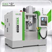 Fraiseuse verticale CNC miniature 3 axes DRC VMC600 avec commande 380V, faible coût d'entretien et haute qualité