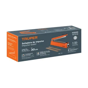 Truper 30 cm 400 W sigillante di calore manuale semi-automatica macchina per la sigillatura di sacchetti per bevande alimentari foglio di tipo nuovo stato - Product Image 3