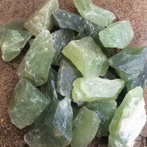 핫 세일 천연 하이 퀄리티 노란색 사문석 돌과 녹색 사문석 돌