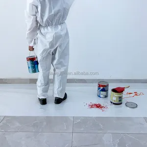 ง่าย DIY กาวในตัวกันน้ำกันน้ำกันน้ำผ้าไม่ทอป้องกันพื้นม้วนติดสีขาวสีดำสีเทาสำหรับ - Product Image 3