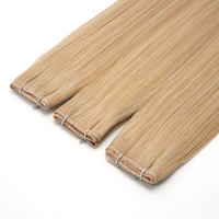 Extensiones de Cabello Humano con Trama Invisible de Doble Capa, Tipo Mariposa, con Orificios XO, Trama Doble