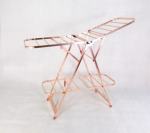 ALSR-8019GS-1.6 đôi Tier kim loại vải máy sấy đứng gấp ngoài trời Hợp kim nhôm cao chống trầy xước quần áo khô giá - Product Image 1