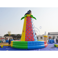 Mur d'escalade gonflable en PVC pour enfants, vente en gros d'usine, idéal pour événements extérieurs, parcs et parcs d'attractions commerciaux