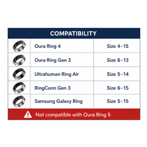 Lot de 8 protections ajustées pour Oura Ring 4 Gen 3 RingConn Gen 2, ensemble de protecteurs en silicone moulé, découpes alignées, tailles S M L - Product Image 2