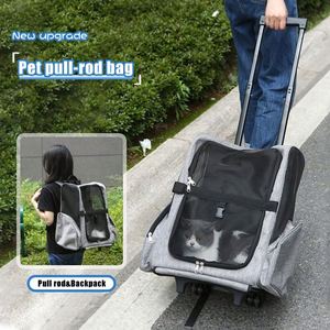 Bolsa de Transporte para Mascotas Plegable y Transpirable de Metal, Plástico y Poliéster, con Base Rígida y Función de Manos Libres - Product Image 4