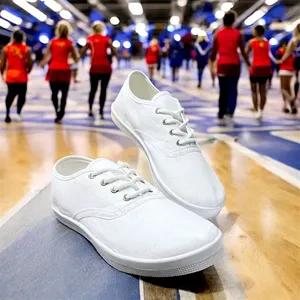 Zapatillas Deportivas Bresa Canvas 708 con Cordones, Punta Redonda, Blancas, para Adultos, para Todas las Temporadas - Product Image 5