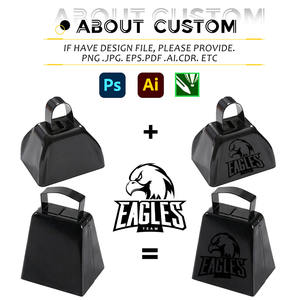 Campana de Animación para Eventos Deportivos, Personalizable <span class=keywords><strong>con</strong></span> Logotipo, Cencerro, Generador de Ruido, para Regalo Promocional - Product Image 3