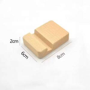 Custom Desktop Portable Universal Bamboo Wooden Phone Holder - Product Image 4