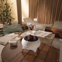 Diffuseur d'huiles essentielles à ultrasons de bureau, diffuseur d'arômes unique en forme de méduse circulaire, en vente chaude, en stock
