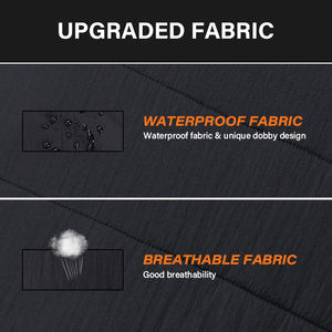 Rompi Pria hangat 8 zona pemanas, rompi pria dengan kontrol suhu baterai isi ulang musim dingin - Product Image 6