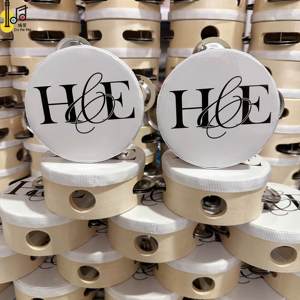 กลองแทมบูรีนขนาดเล็ก 4 นิ้ว สำหรับงานแต่งงาน ของเล่นกลองมือสำหรับเด็ก ราคาประหยัด กลองแทมบูรีนสำหรับโบสถ์ ราคาประหยัด - Product Image 5