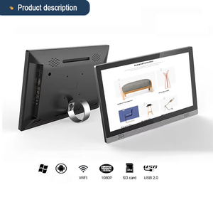 15.6 inch điện dung cảm ứng thông minh 10 điểm <span class=keywords><strong>LCD</strong></span> Panel IPS 1920x1080 ROHS chứng nhận New đen nhựa trường hợp <span class=keywords><strong>Tablet</strong></span> <span class=keywords><strong>PC</strong></span> màn hình - Product Image 3