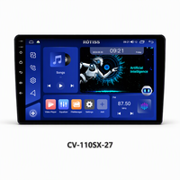 110SX Android 15 Car Stereo Layar Sentuh IPS 10 Inci Navigasi GPS 4GB 64GB CarPlay Android Auto USB Multimedia Player