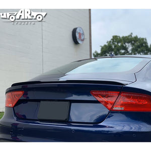 Spoilers arrière automobile ABS carbone Looks Original Factory Back Boot Spoiler électrique pour <span class=keywords><strong>Audi</strong></span> A7 S7 RS7 2012-2016 2017 2018 - Product Image 4