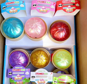 ตุ๊กตาซาลาเปา CS Dumpling Squishy Glitter Mystery Dumpling Jumbo Squishy  กล่องสุ่ม ตุ๊กตาซาลาเปาสควิชชี่ ของเล่นสควิชชี่ ตุ๊กตาซาลาเปาสควิชชี่ลึกลับ ยอดนิยม - Product Image 1