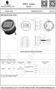 Cho soundwell md76 76mm <span class=keywords><strong>ROTARY</strong></span> <span class=keywords><strong>Encoder</strong></span> PCB <span class=keywords><strong>Module</strong></span> 5V Báo Chí xoay với 90 ° được xây dựng trong chuyển đổi 10000 chu kỳ tối thiểu - Product Image 3