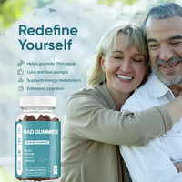 Gummies Antioxydantes Ausreson NAD+ Plus Resvératrol, Supplément Liposomal de Nicotinamide Adénine Dinucléotide (NAD) et Biotine