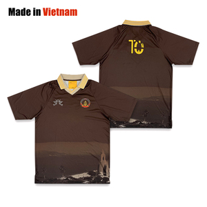 Maillot de football en polyester vierge personnalisé Street Classic Retro Club Youth Football Jersey - Product Image 1