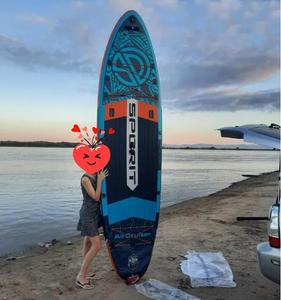 ขายส่ง SUP ตกปลาแบบเป่าลม ขนาด 11'6''*35''*6'' พร้อมที่นั่งและไม้พาย รุ่น SP02/1 สายรัดปรับได้ - Product Image 1