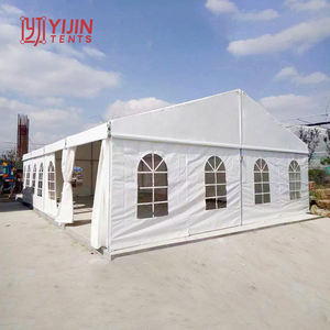 Tente de réception de mariage en forme de A, luxueuse, insonorisée, en tissu PVC et structure en aluminium, dimensions 15x30m, 30x15m, 20x25m - Product Image 2