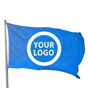 Bandera personalizada para coche deportivo, cartel con logotipo de la empresa, Individual/doble cara, 3x5 - Product Image 1