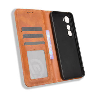 เคสโทรศัพท์หนังกระเป๋าเงินลายย้อนยุคหัวเข็มขัดแม่เหล็กสำหรับ VIVO Y400 4G/5g - Product Image 3