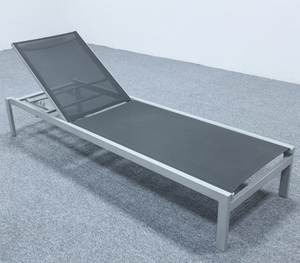 Mobilier d'extérieur de haute qualité cadre en aluminium inclinable bord de la piscine transat chaise longue - Product Image 5