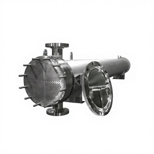 Échangeur de chaleur tubulaire pour moteur industriel, condenseur d'eau en acier inoxydable, 220V, 50gpm, garantie 5 ans - Product Image 1