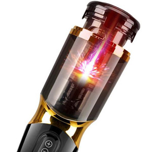 Caja personalizada gratis-taza de masturbación giratoria telescópica automática para hombres vagina de gato de silicona real masturbador para adultos Máquina Inteligente - Product Image 3