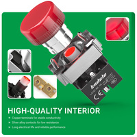 Lampu indikator tombol seri logam XB2-BV63/BV64/BV61/BV65/BV66 sakelar tombol 380V lampu indikator peralatan 6v-220V
