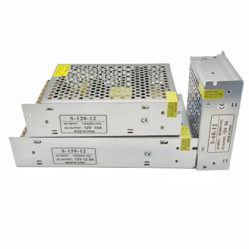 SMPS 110v/220v AC to DC 5V 12V 15A 24V 36V 48V 3A 5A 7.5A 10A 15A 20A 30A 40A 50A 100W 120W 180W 360W Switching Power Supply
