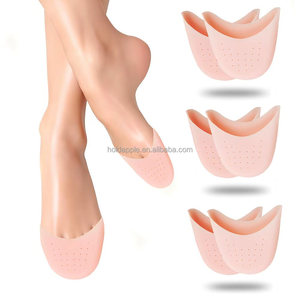 Gel de silicona Toe mangas Bola de pie metatarsiano Ballet Pointe Cap para protección Topper cubierta protectores bolsa para zapatos de baile - Product Image 4