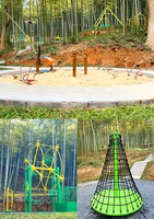 Nouveau parc d'attractions extérieur de conception pour aire de jeux extérieure et parc d'aventure en plein air avec parc aquatique et installation d'amusement en plein air