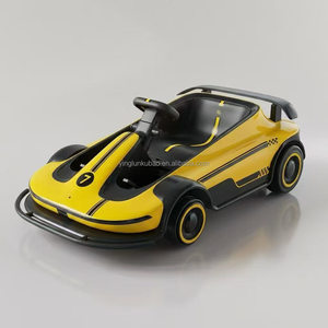 Voiture de course électrique Go-Kart pour adolescents et adultes, style <span class=keywords><strong>Formule</strong></span>, batterie 24V, aileron <span class=keywords><strong>a</strong></span>érodynamique, pare-chocs de protection, durable pour l'extérieur, MP3 - Product Image 2