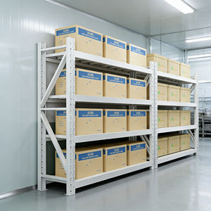 Scaffali Regolabili per Magazzino, Attrezzature per Ottimizzazione dello Spazio e Stoccaggio Merci, Scaffalature in Acciaio Regolabili - Product Image 1