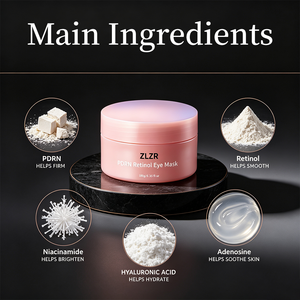 Patchs pour les yeux hyper-régénérants et énergisants certifiés MSDS de Corée du Sud, enrichis en PDRN, rétinol et niacinamide, en pot, vente en gros - Product Image 3