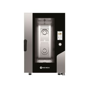 Four à vapeur électrique à convection HENDI Commercial Cooking Equipment Touch 11 X GN 1/1 avec vapeur directe et contrôle par écran tactile - Product Image 1