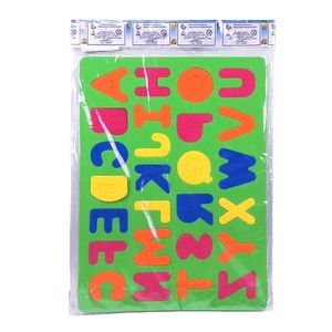 Jinming prezzo a buon mercato per bambini <span class=keywords><strong>alfabeto</strong></span> inglese e numero Puzzle Game EVA Puzzle Set per bambini giocattolo - Product Image 2