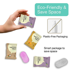 Çevre dostu taze nane softmint dolum sekmeler yumuşak nemlendirici el yıkama Tab yedekler Natural doğal köpük el sabunu tabletler - Product Image 4