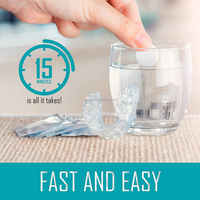 Mint Fresh & Stain Retainer Pastilles de nettoyage pour les prothèses dentaires Invisalign Aligners Protège-dents Nettoyant dentaire