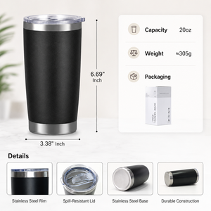 Customized Color Logo Reusable Classic Travel <b>Double</b> <b>Wall</b> Stainless Steel Eco-Friendly Vacuum Flask Thermos Beer Mug Sublimation - Product Image 3