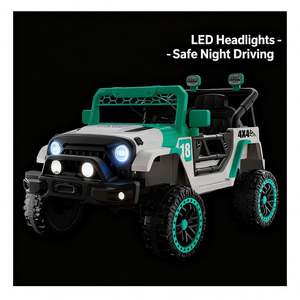 Auto de Juguete de Plástico para Niños Pequeños, Ligero, con Manija para Empujar, Ruedas Suaves, Diseño Seguro, Diversión en Interiores y Exteriores - Product Image 4