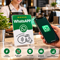 Carte NFC WhatsApp, carte intelligente sans contact pour les entreprises, restaurants, cafés, hôtels, salons de beauté, salons de coiffure