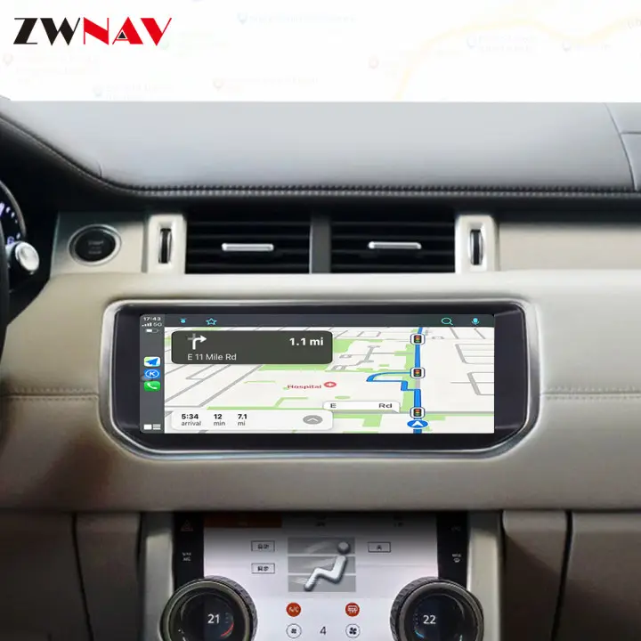 ZWNAV CarplayGPSナビゲーションカーラジオforRange Rover Evoque L551 L538 2012-2018 Android13ステレオラジオカープレイの交換