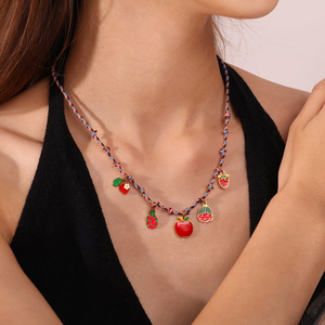 จี้ผลไม้โลหะผสมสังกะสีสำหรับผู้หญิง DIY เครื่องประดับของขวัญ - Product Image 4