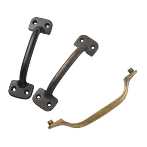 Furniture Handle Bridge Shape Zinc Alloy Antique Bronze <b>Black</b> Drawer Cabinet <b>Door</b> Pulls Chinese Style Durable - Product Image 5